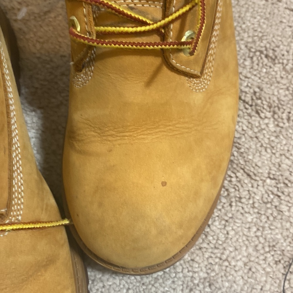 TIMBERLAND® PREMIUM 6-INCH WATERPROOF BOOTS Wheat Nubuck size 6 - Picture 6 of 6